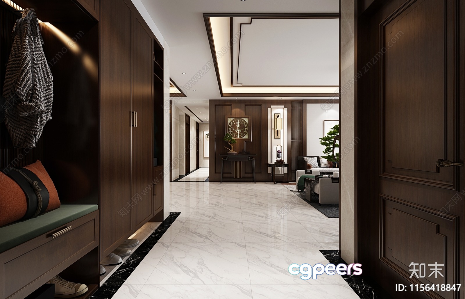 A Modern Living Room 3D Model - 9034 - VRAY Render A Modern Living Room 3D Model - 9034 - VRAY Render