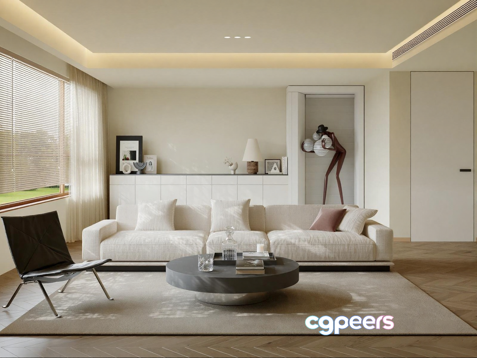 Modern Living Room 3D Model - 7010 - CORONA Render Modern Living Room 3D Model - 7010 - CORONA Render