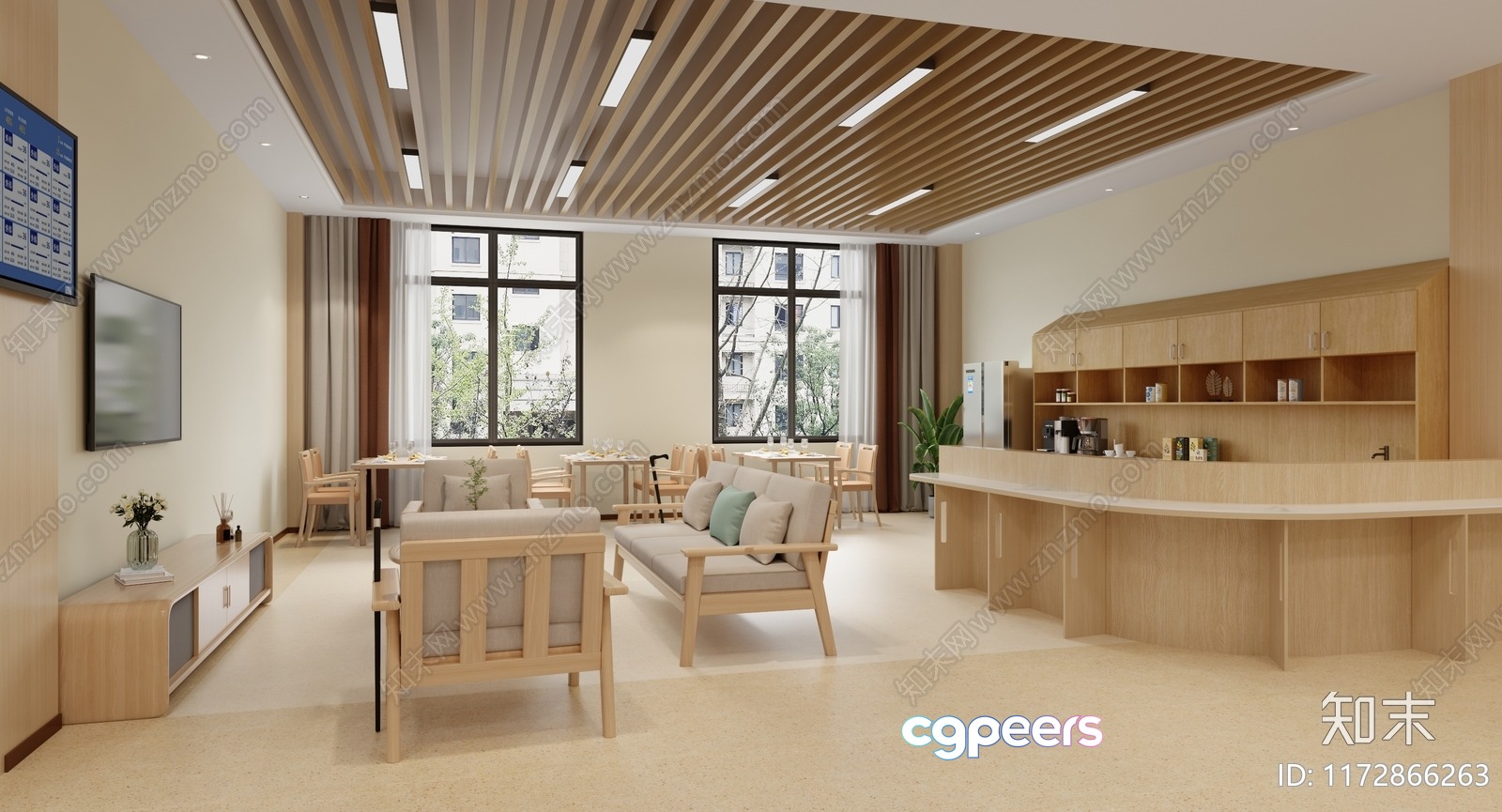 Modern Living Room 3D Model - 5170 - VRAY Render Modern Living Room 3D Model - 5170 - VRAY Render
