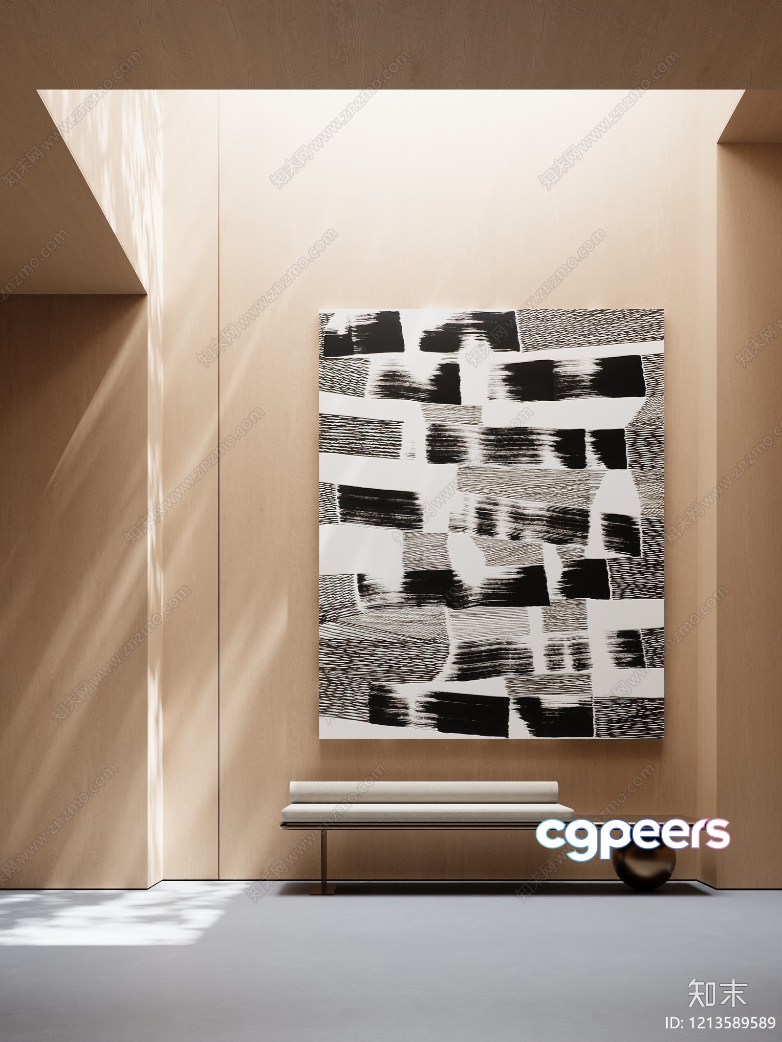 Abstract Artwork 3D Model - 9544 - VRAY Render Abstract Artwork 3D Model - 9544 - VRAY Render
