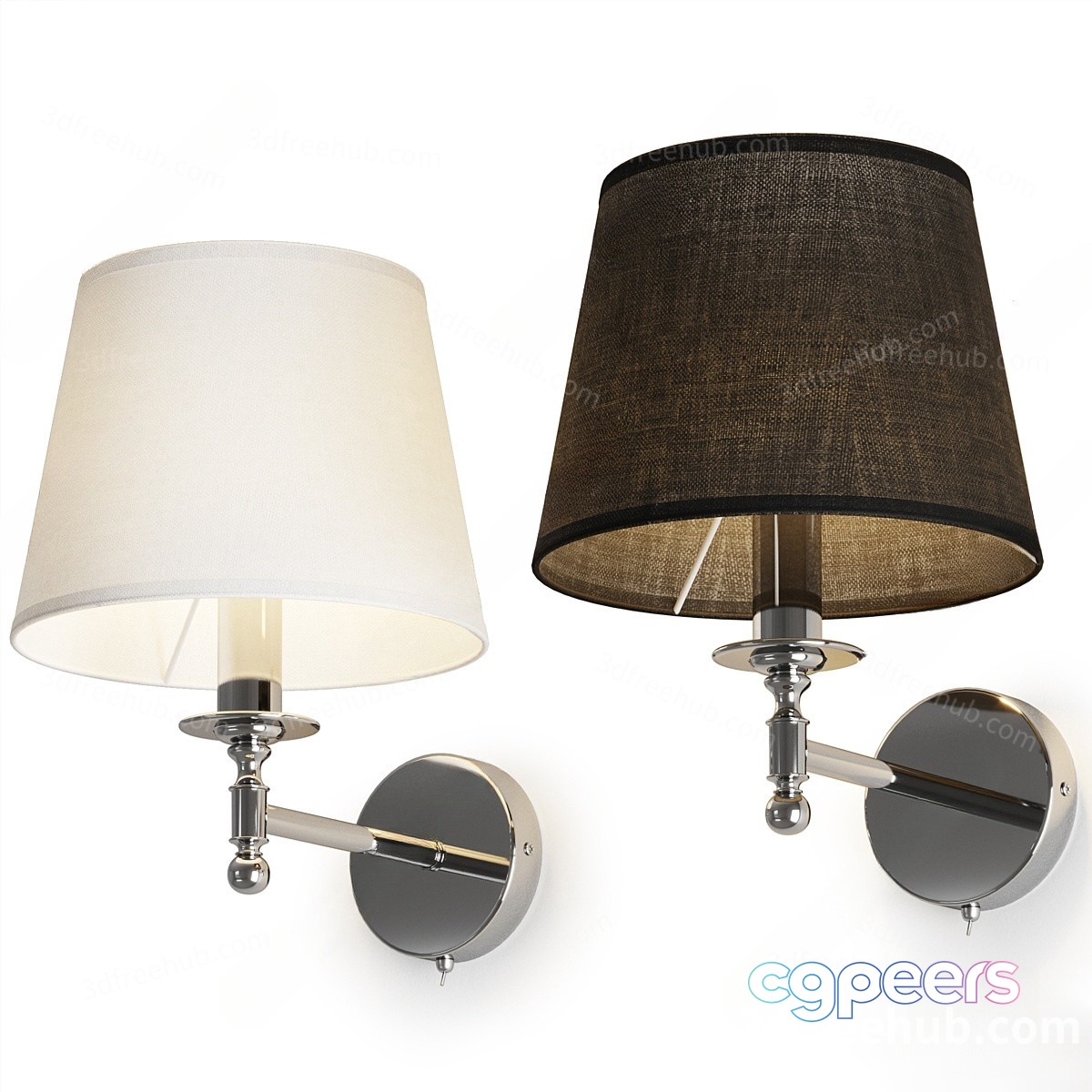 Modern Wall Lamp 3D Model - 23182 - VRAY Render Modern Wall Lamp 3D Model - 23182 - VRAY Render