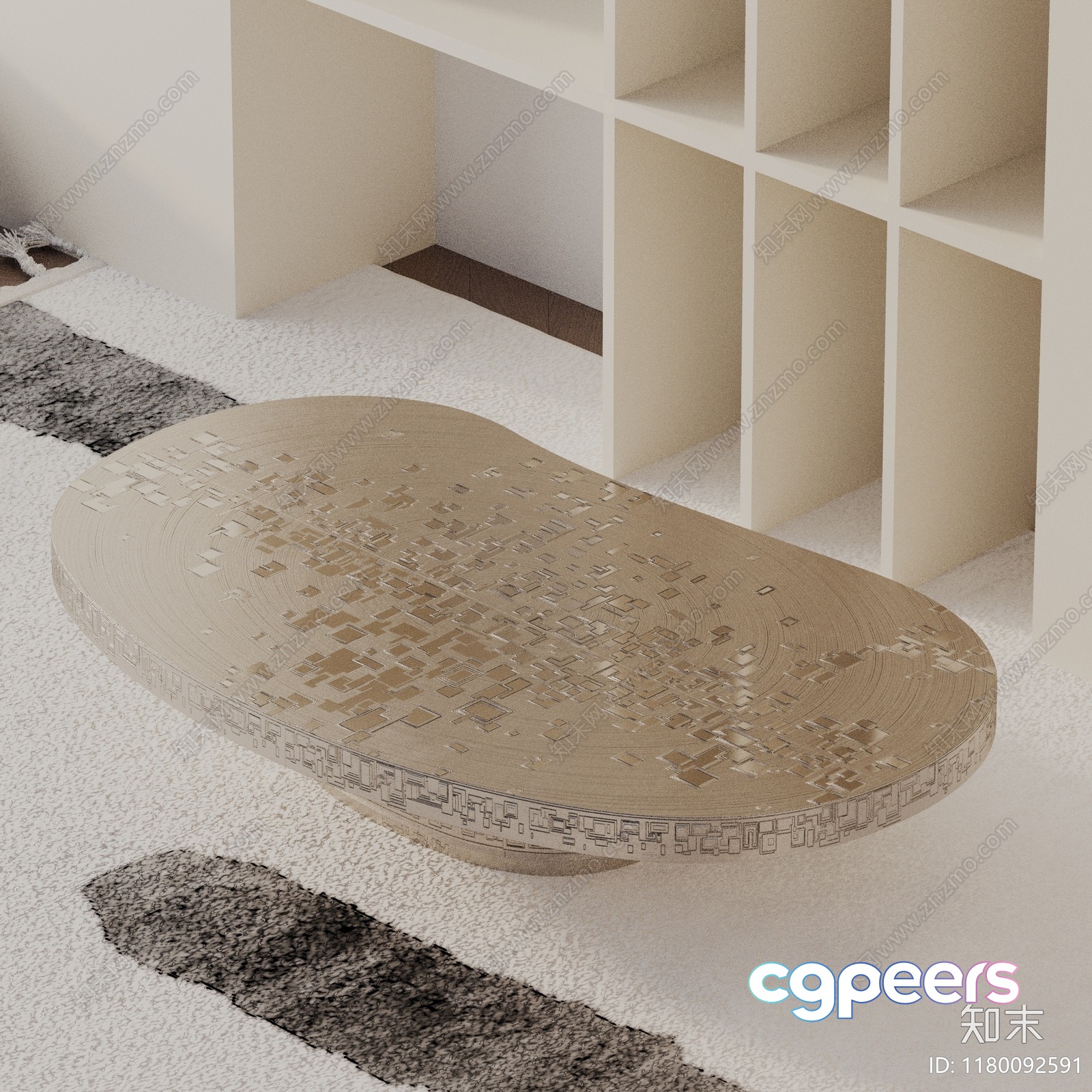 Cozy Living Room 3D Model - 19094 - VRAY Render