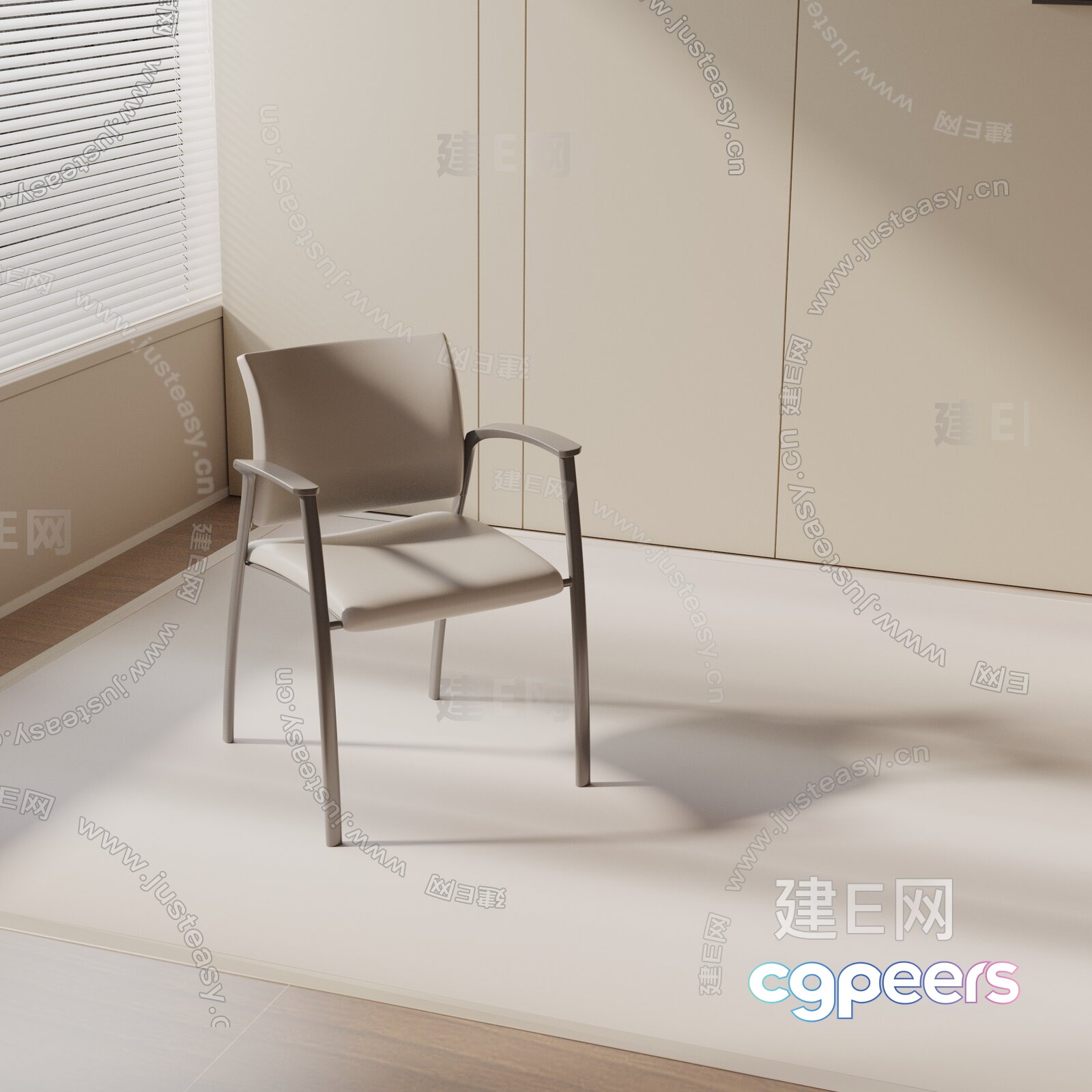 A Modern Chair In A Room 3D Model - 4100 - VRAY Render A Modern Chair In A Room 3D Model - 4100 - VRAY Render
