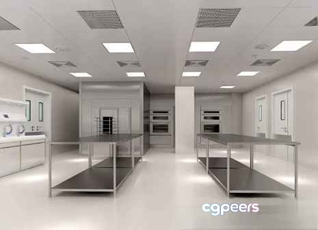 Modern White Room 3D Model - 16882 - VRAY Render
