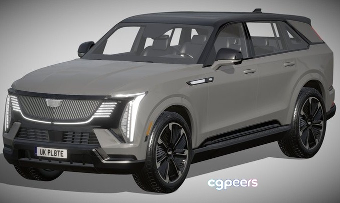 3D Game Assets - Cadillac Escalade IQ 3D Game Assets - Cadillac Escalade IQ