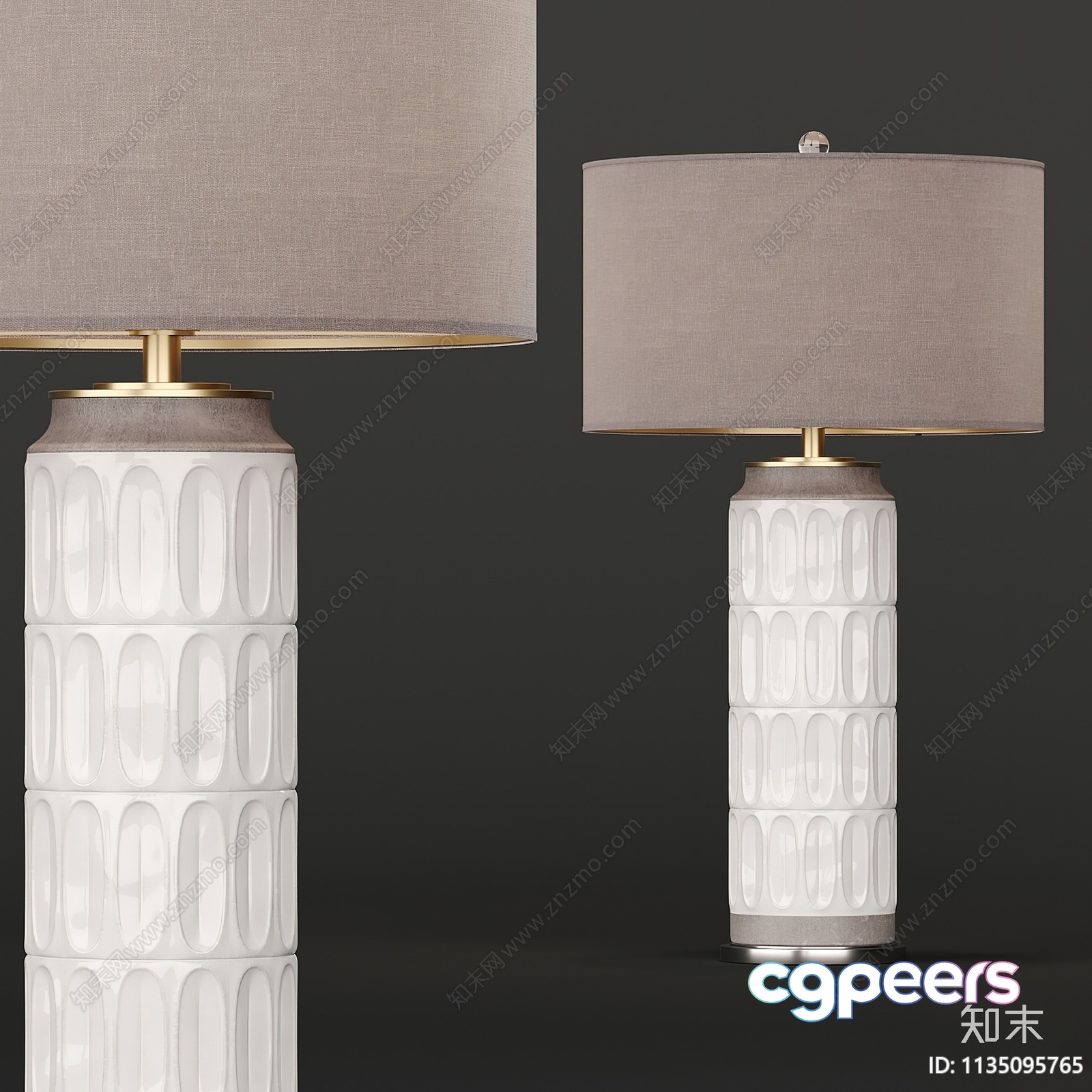 Modern Table Lamps 3D Model - 21602 - VRAY Render Modern Table Lamps 3D Model - 21602 - VRAY Render