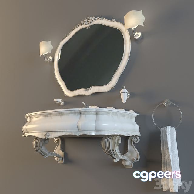 3ds Max Free - Kithnos washbasin by Mobili Di Castello 3ds Max Free - Kithnos washbasin by Mobili Di Castello