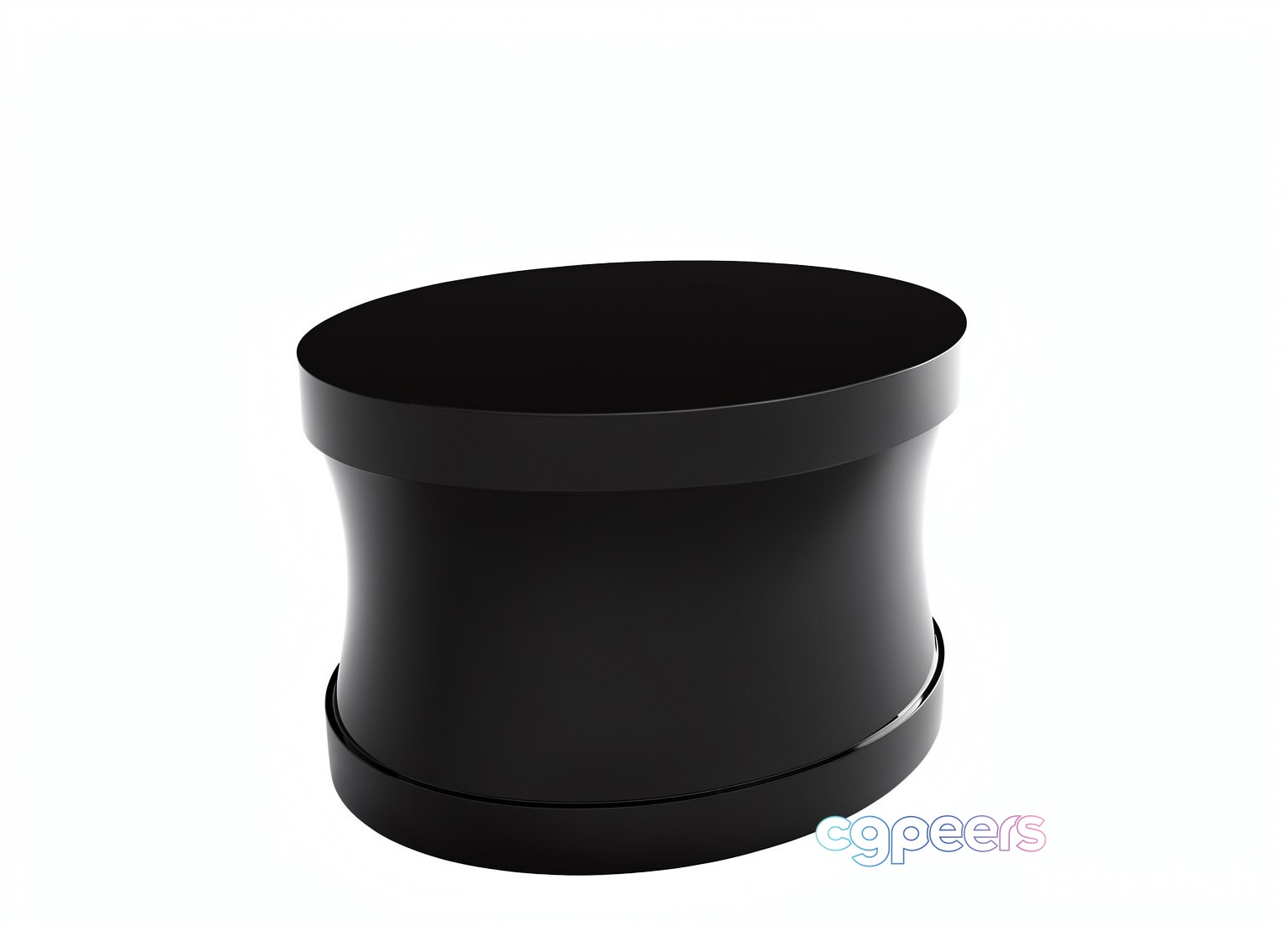 Black Cylindrical Object 3D Model - 4794 - VRAY Render Black Cylindrical Object 3D Model - 4794 - VRAY Render