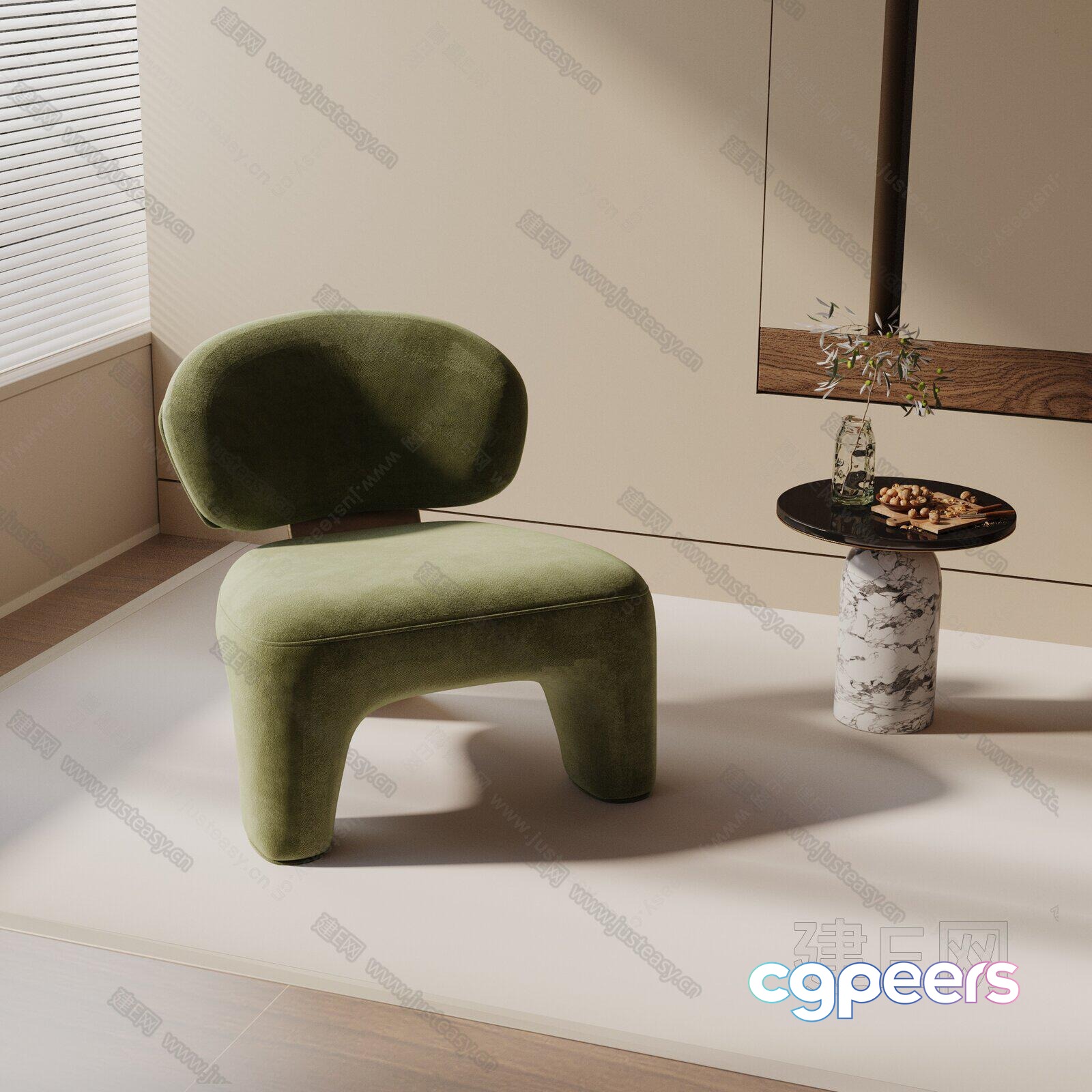 Cozy Living Room 3D Model - 3131 - VRAY Render Cozy Living Room 3D Model - 3131 - VRAY Render