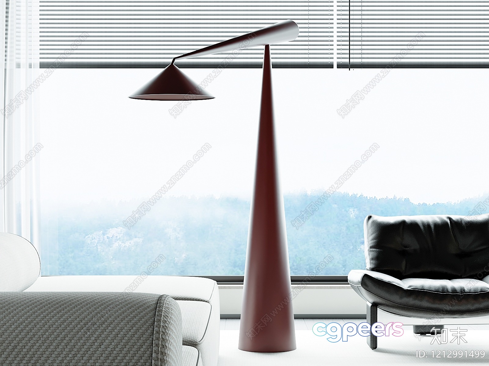 Modern Living Room 3D Model - 6909 - VRAY Render