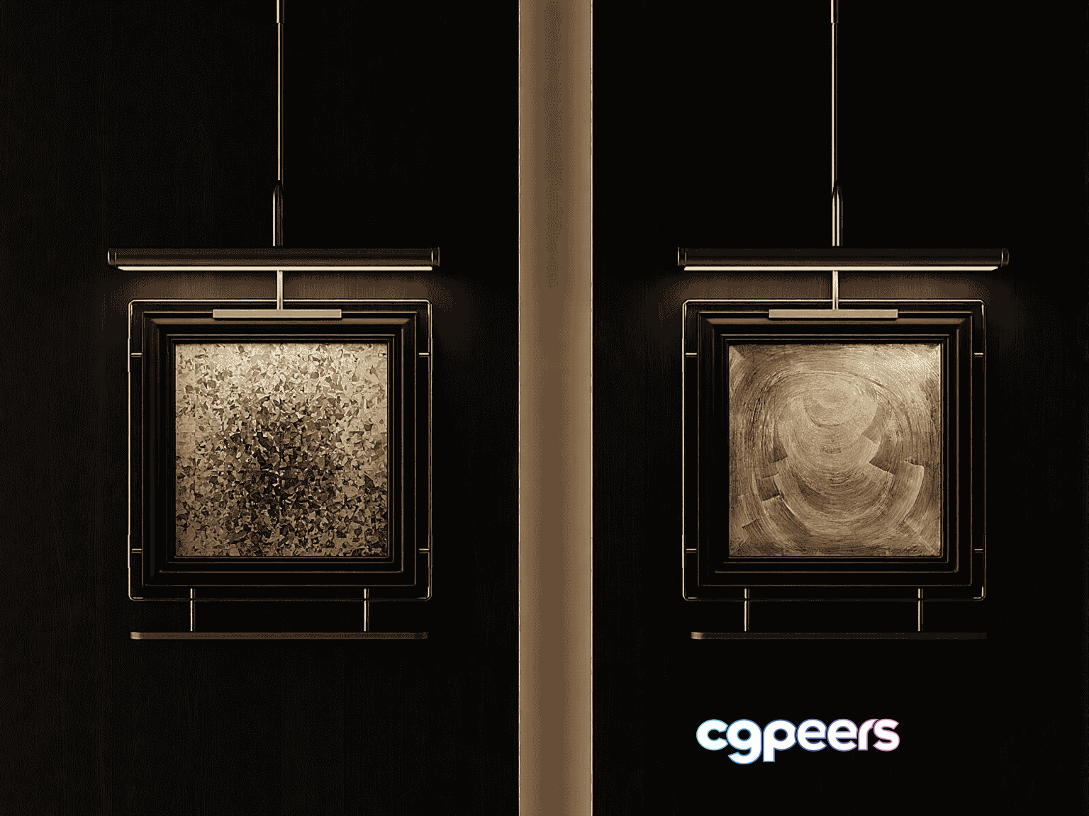 Modern Light Fixtures 3D Model - 14616 - VRAY Render
