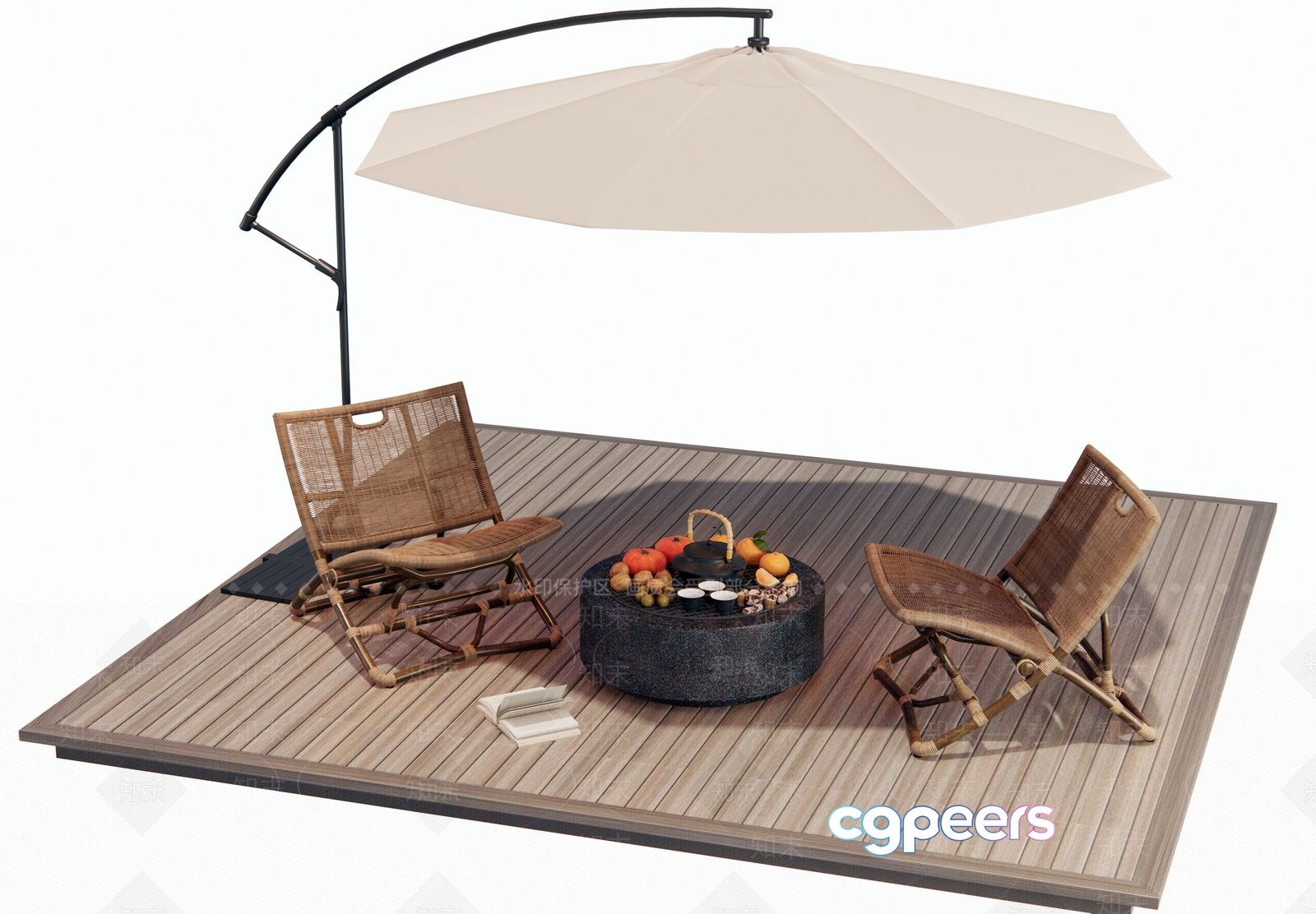 Outdoor Furniture Set 3D Model - 14877 - VRAY Render Outdoor Furniture Set 3D Model - 14877 - VRAY Render