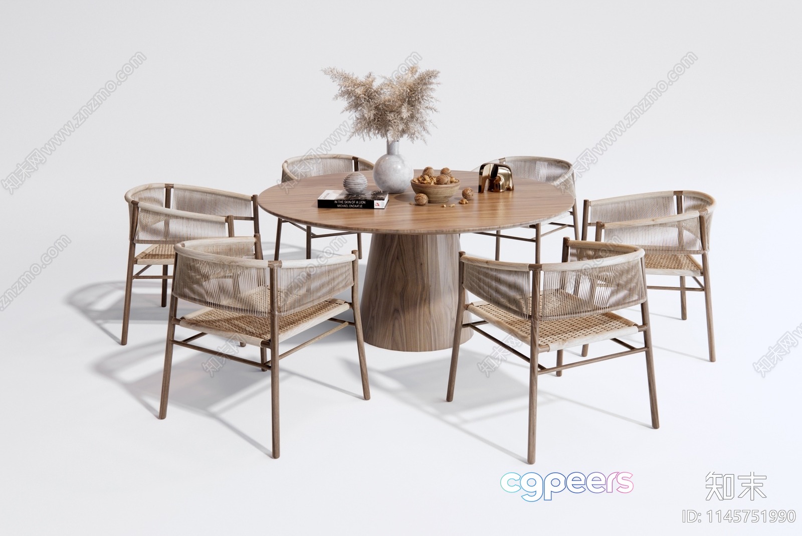 Modern Dining Room 3D Model - 15997 - VRAY Render Modern Dining Room 3D Model - 15997 - VRAY Render