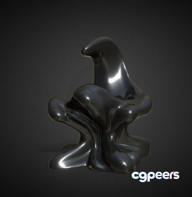 3D Game Assets - Modern Sculpture 48 3D Game Assets - Modern Sculpture 48