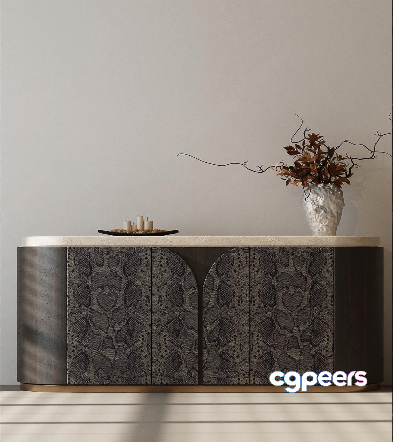 Modern Sideboard 3D Model - 1174 - VRAY Render Modern Sideboard 3D Model - 1174 - VRAY Render