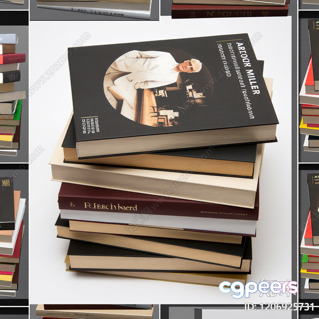 A Stack Of Books 3D Model - 9257 - VRAY Render A Stack Of Books 3D Model - 9257 - VRAY Render