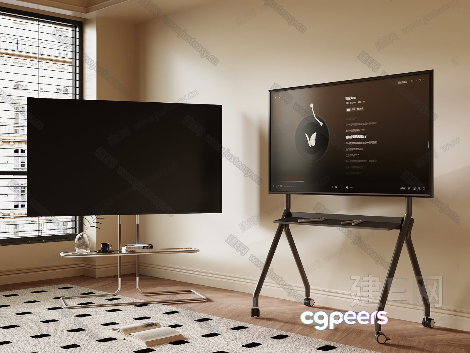 Modern Living Room 3D Model - 5721 - VRAY Render