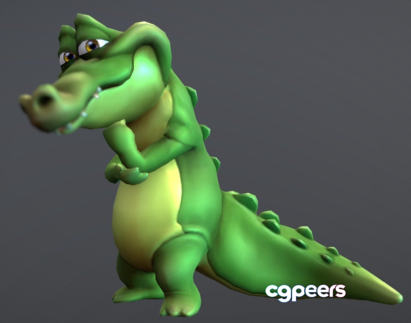 3D Game Assets - Jungle Animal Cartoon Crocodile 3D Game Assets - Jungle Animal Cartoon Crocodile