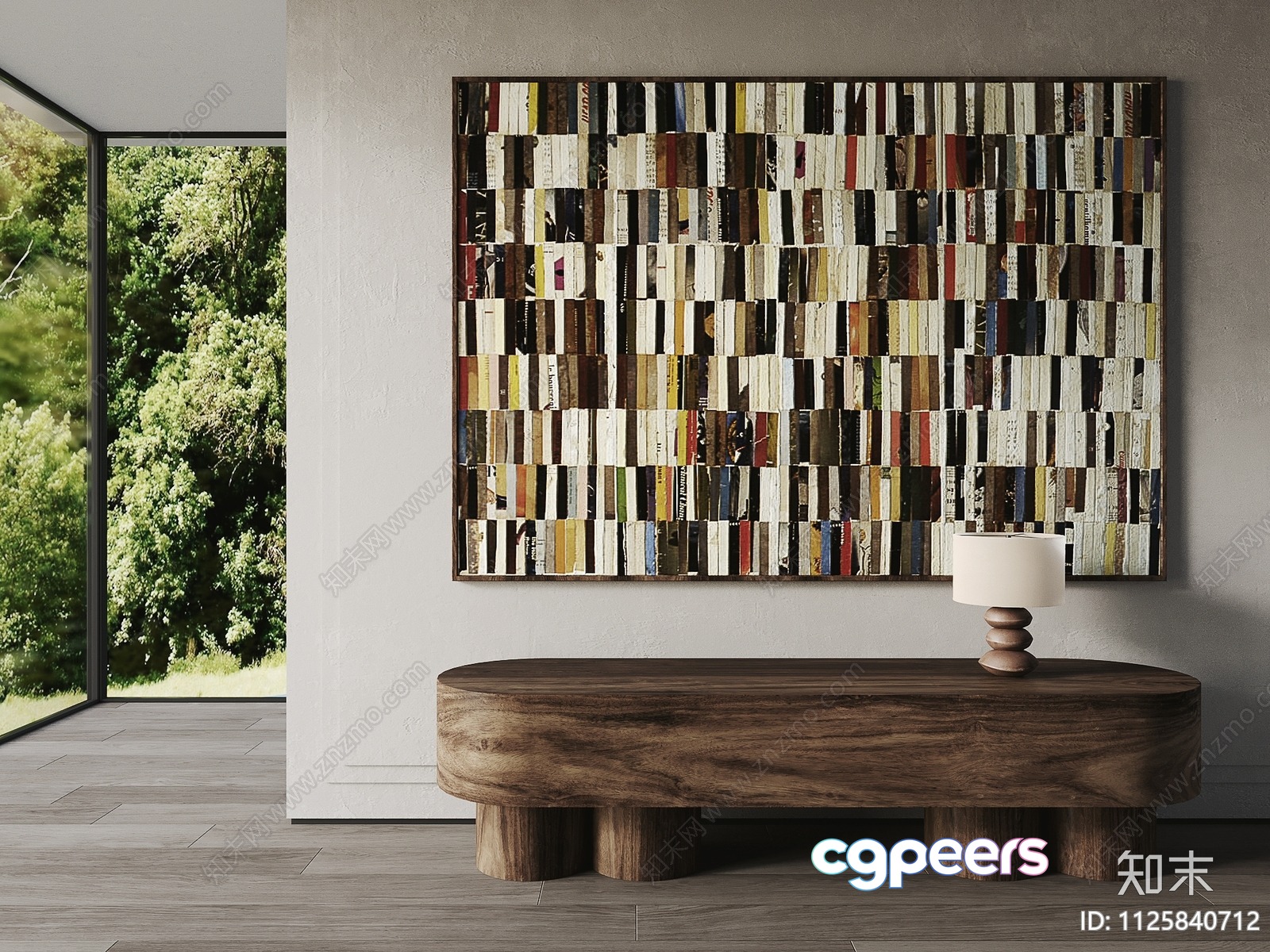 Modern Living Room 3D Model - 20396 - VRAY Render