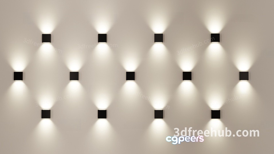 Modern Wall Lights 3D Model - 22468 - VRAY Render Modern Wall Lights 3D Model - 22468 - VRAY Render