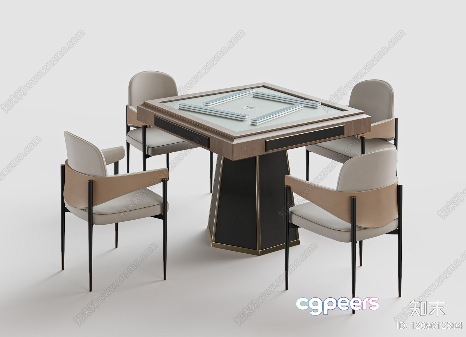 Modern Dining Table 3D Model - 21467 - VRAY Render Modern Dining Table 3D Model - 21467 - VRAY Render
