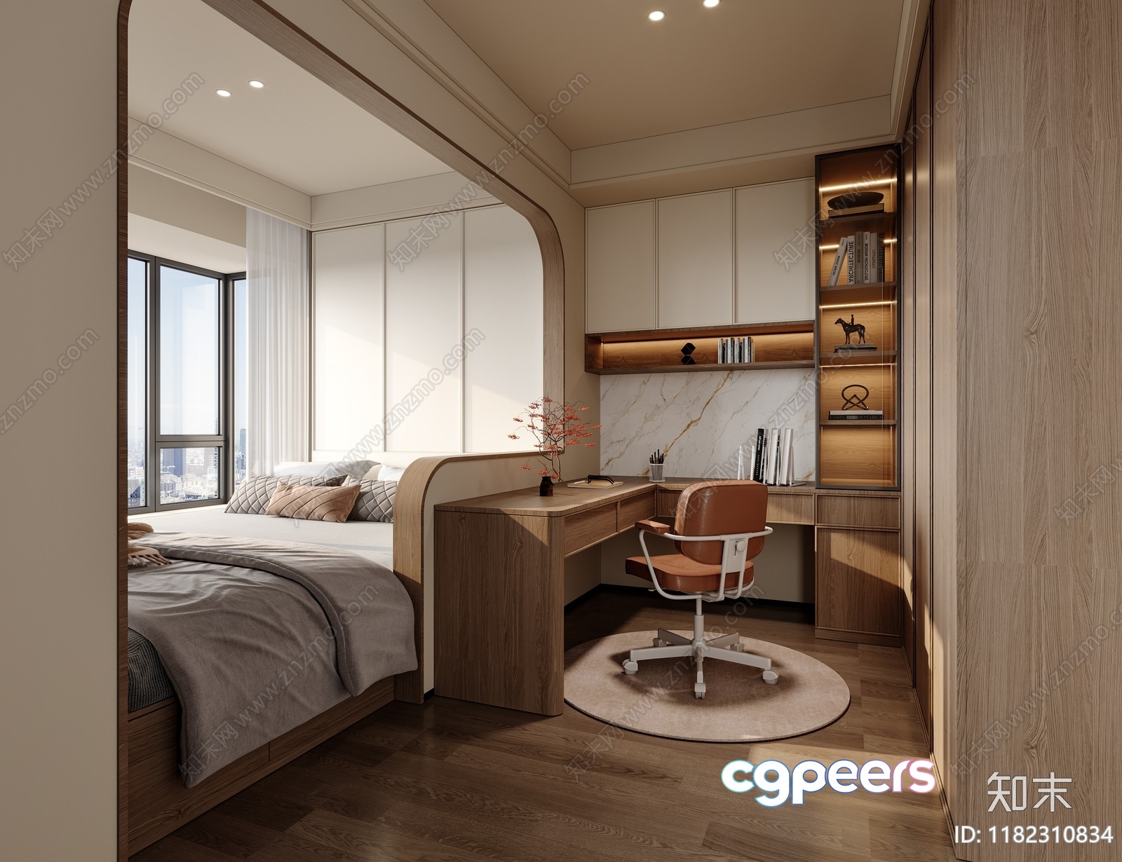 Cozy Bedroom 3D Model - 12861 - CORONA Render Cozy Bedroom 3D Model - 12861 - CORONA Render