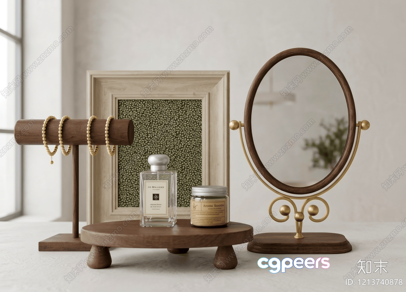 A Mirror On A Stand 3D Model - 12091 - VRAY Render A Mirror On A Stand 3D Model - 12091 - VRAY Render