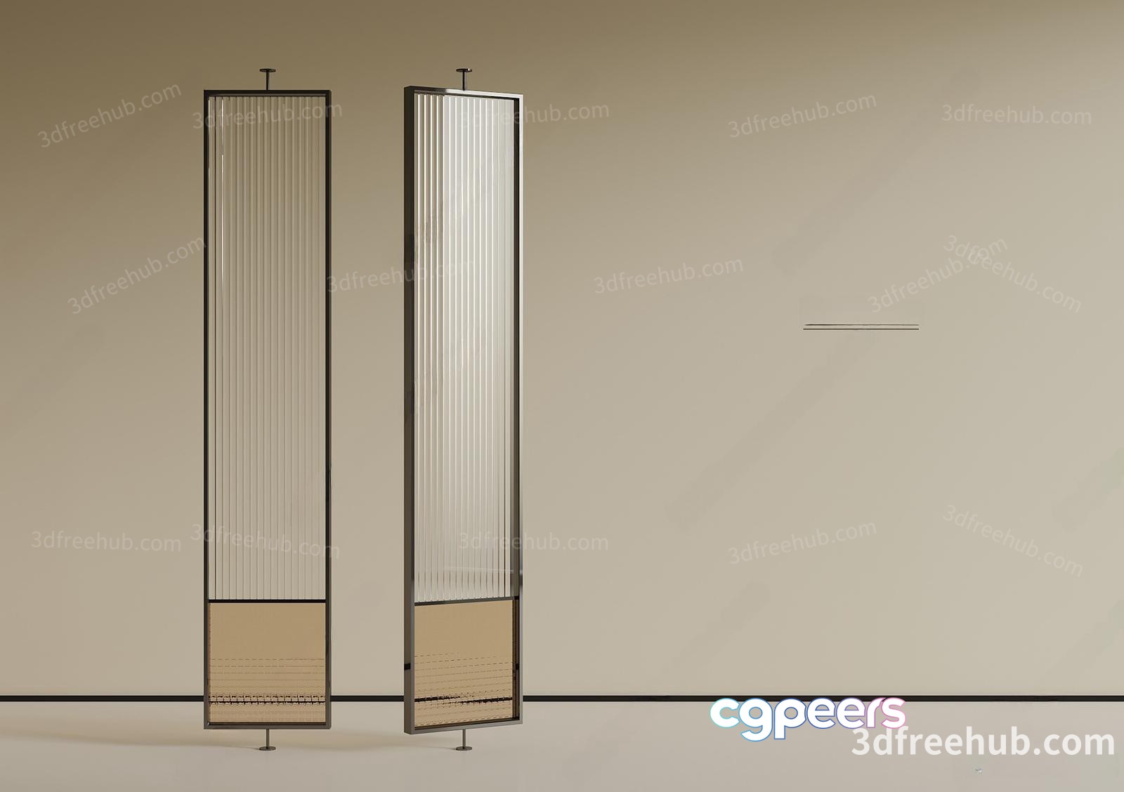 Modern Room Divider 3D Model - 7330 - VRAY Render Modern Room Divider 3D Model - 7330 - VRAY Render