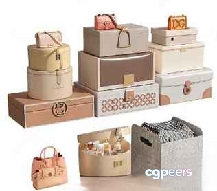 Stack Of Storage Boxes 3D Model - 503 - VRAY Render Stack Of Storage Boxes 3D Model - 503 - VRAY Render