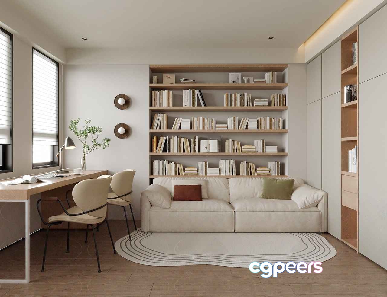 Modern Living Room 3D Model - 15768 - VRAY Render