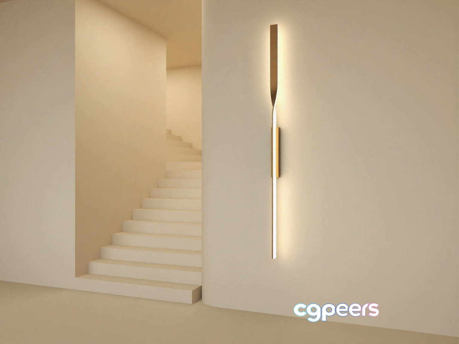 Modern Light Fixture 3D Model - 12546 - VRAY Render