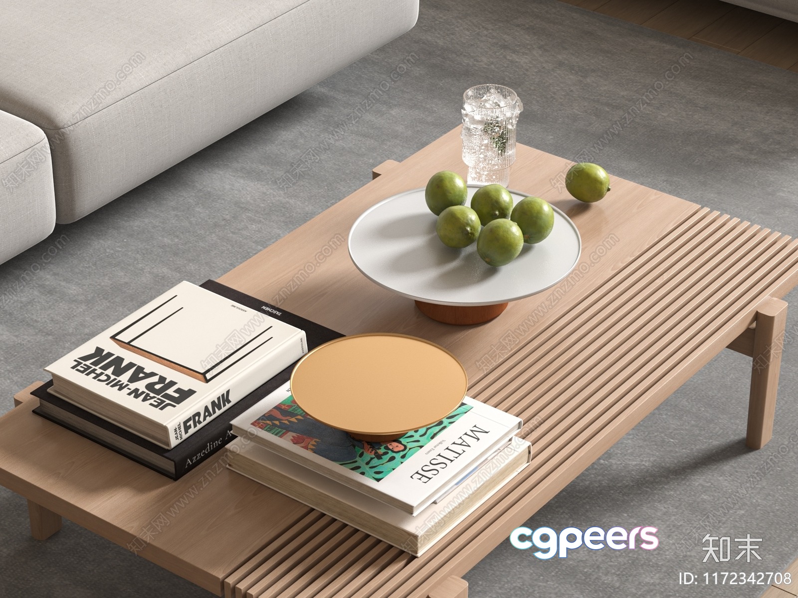 Modern Living Room 3D Model - 14895 - VRAY Render