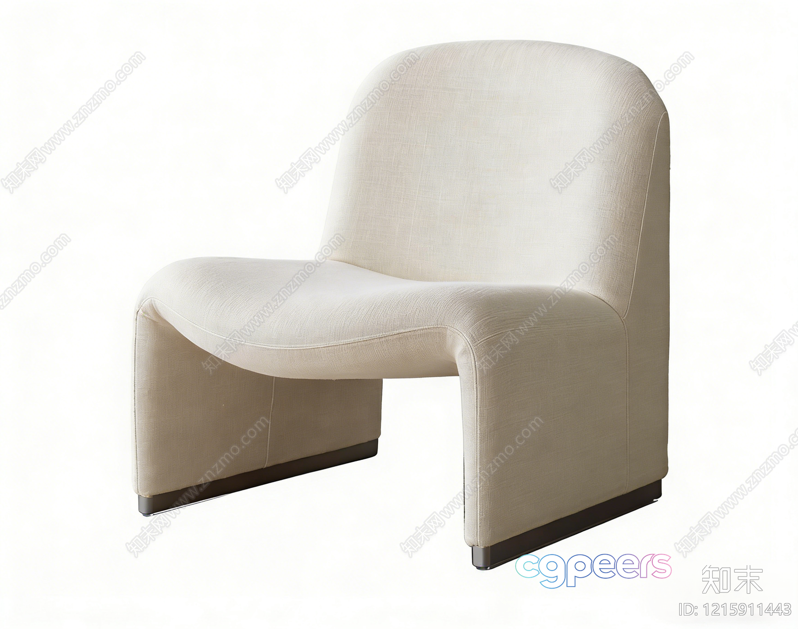 Modern Minimalist Chair 3D Model - 18065 - VRAY Render