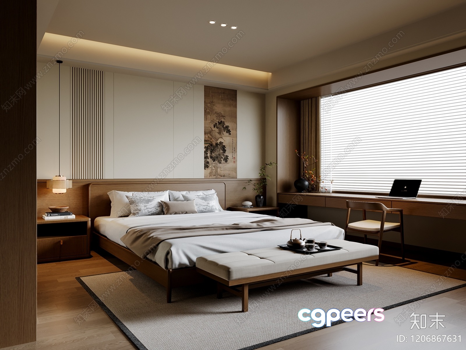 Cozy Bedroom 3D Model - 3867 - VRAY Render Cozy Bedroom 3D Model - 3867 - VRAY Render