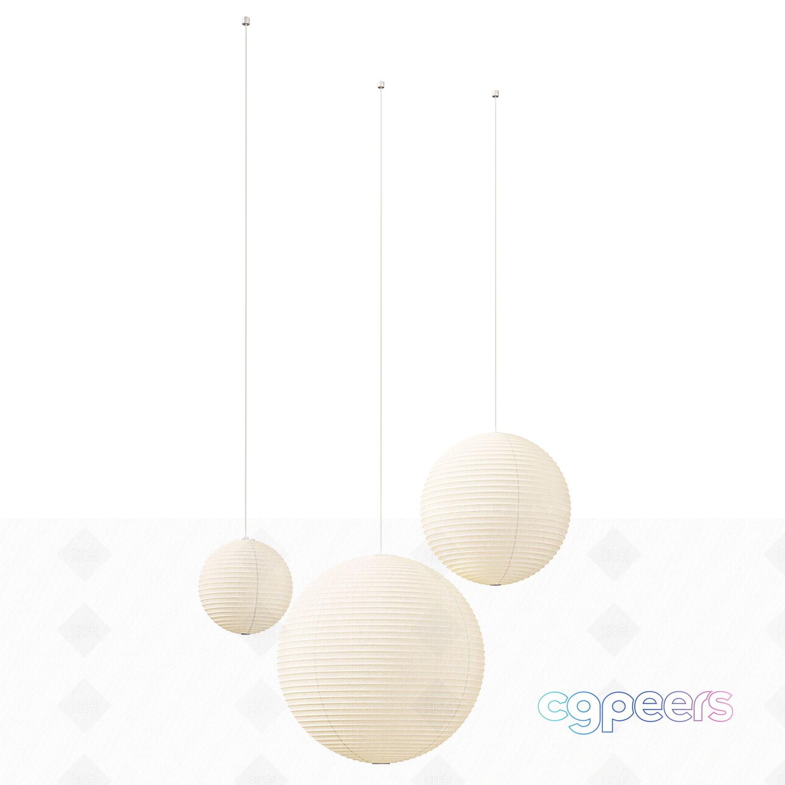 White Hanging Light Fixtures 3D Model - 17173 - VRAY Render White Hanging Light Fixtures 3D Model - 17173 - VRAY Render