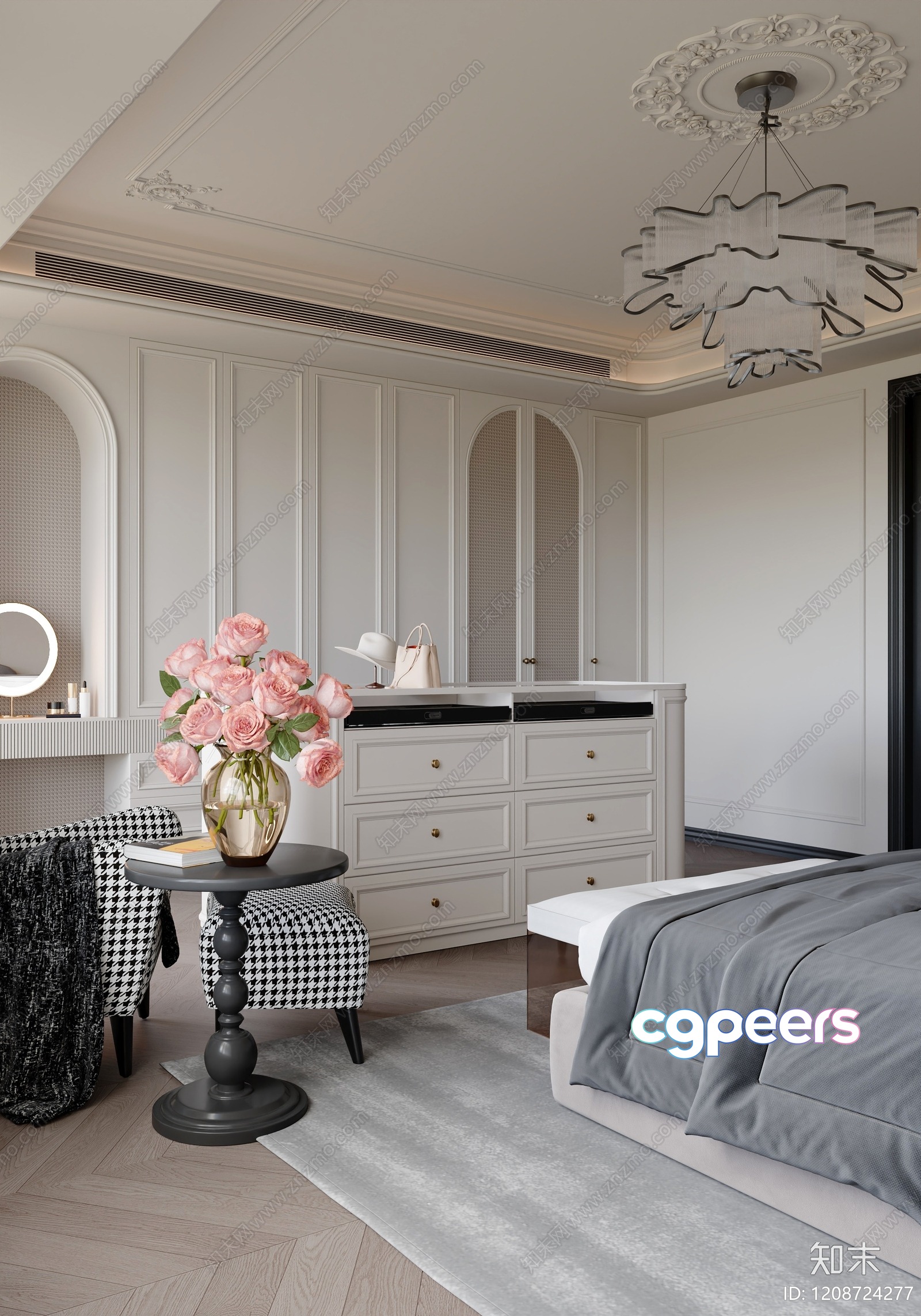 Cozy Bedroom 3D Model - 5315 - VRAY Render