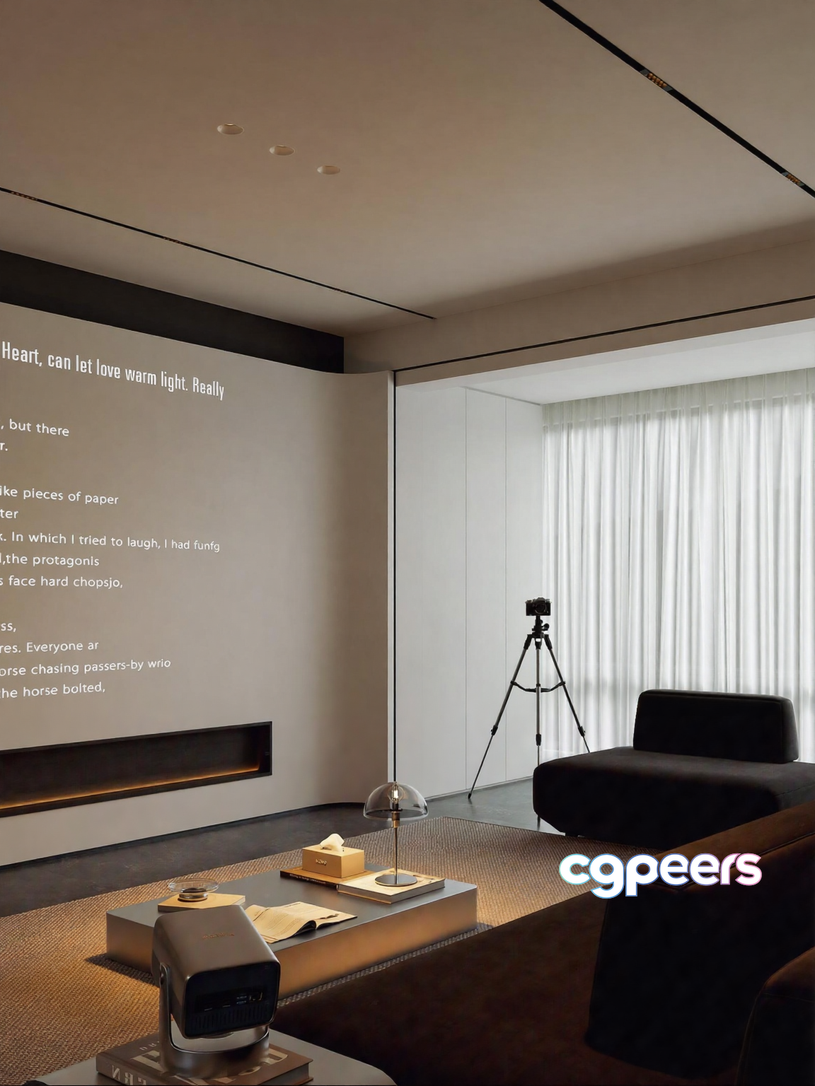 Modern Living Room 3D Model - 4814 - CORONA Render