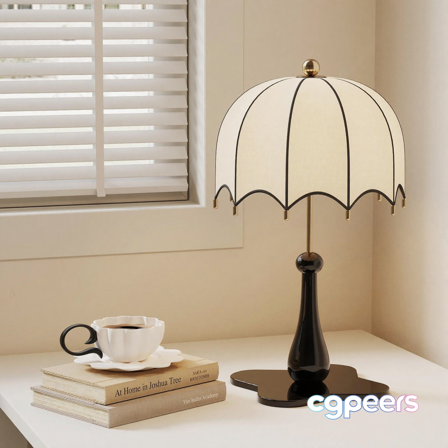 Modern Table Lamp 3D Model - 3556 - VRAY Render