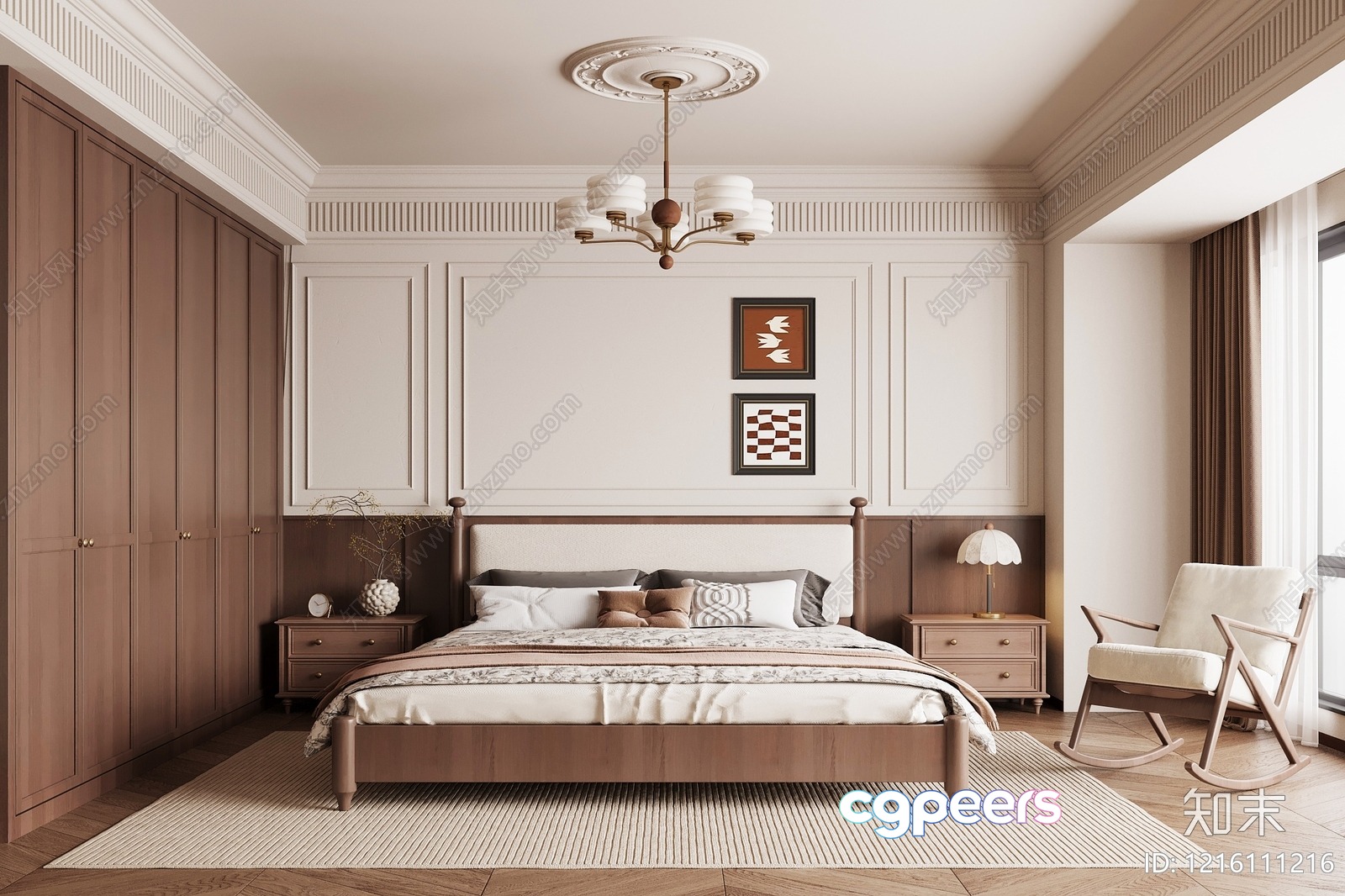 Cozy Bedroom 3D Model - 12590 - VRAY Render Cozy Bedroom 3D Model - 12590 - VRAY Render