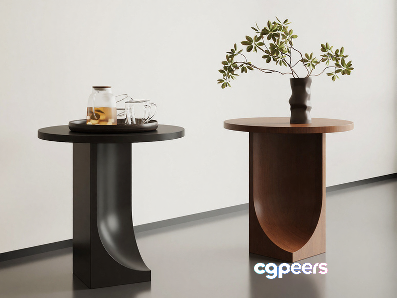 Modern Side Tables 3D Model - 16740 - VRAY Render Modern Side Tables 3D Model - 16740 - VRAY Render