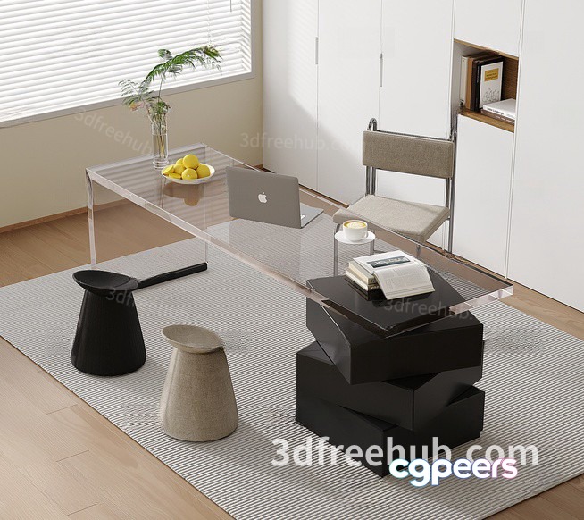 Modern Living Room 3D Model - 21758 - VRAY Render