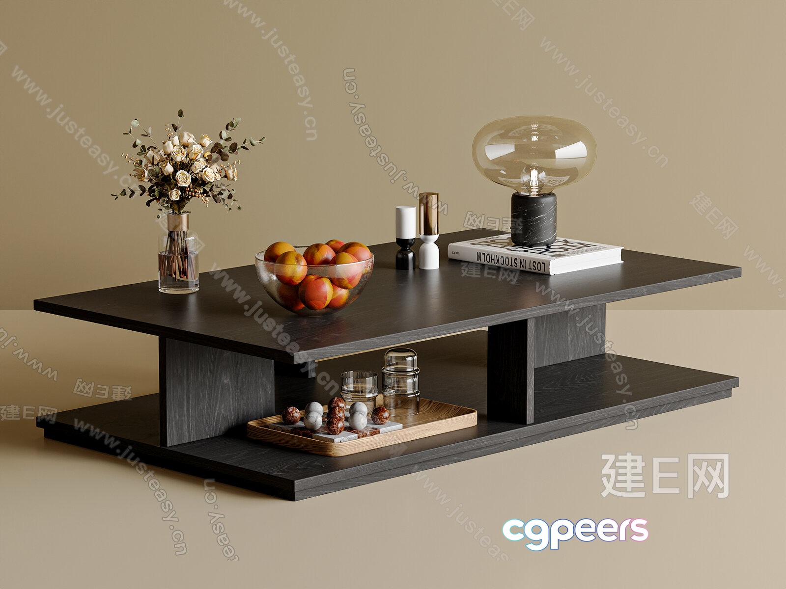 Modern Coffee Table 3D Model - 11492 - VRAY Render