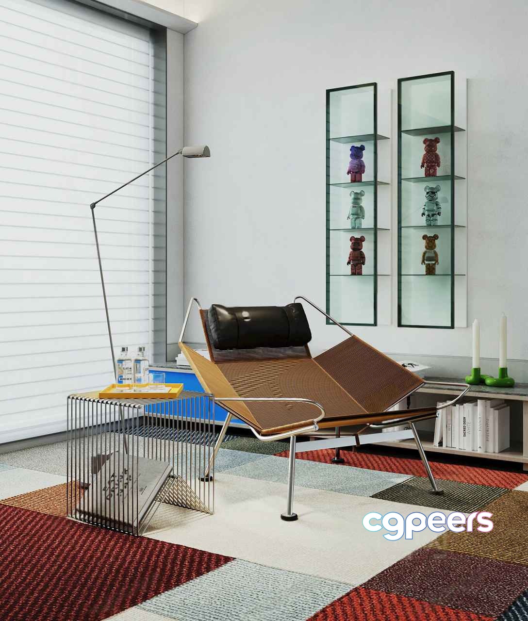 Modern Living Room 3D Model - 20284 - VRAY Render Modern Living Room 3D Model - 20284 - VRAY Render