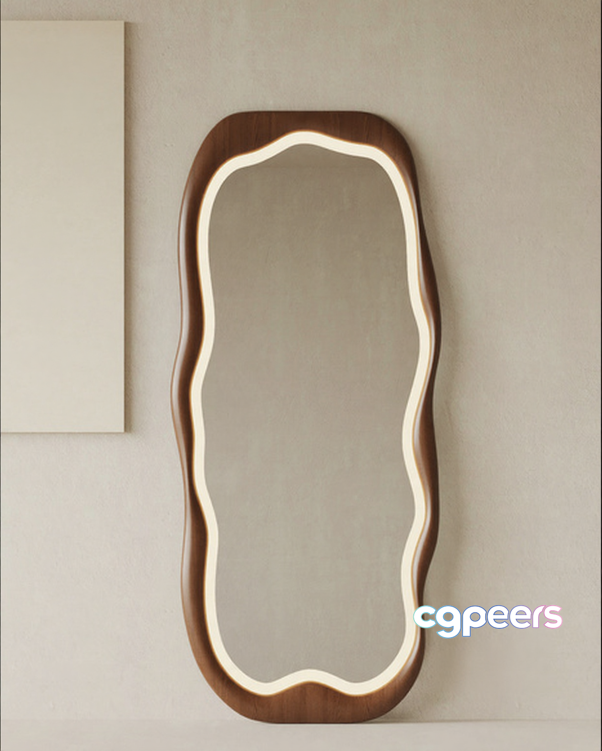 A Mirror With A Wooden Frame 3D Model - 21704 - VRAY Render A Mirror With A Wooden Frame 3D Model - 21704 - VRAY Render