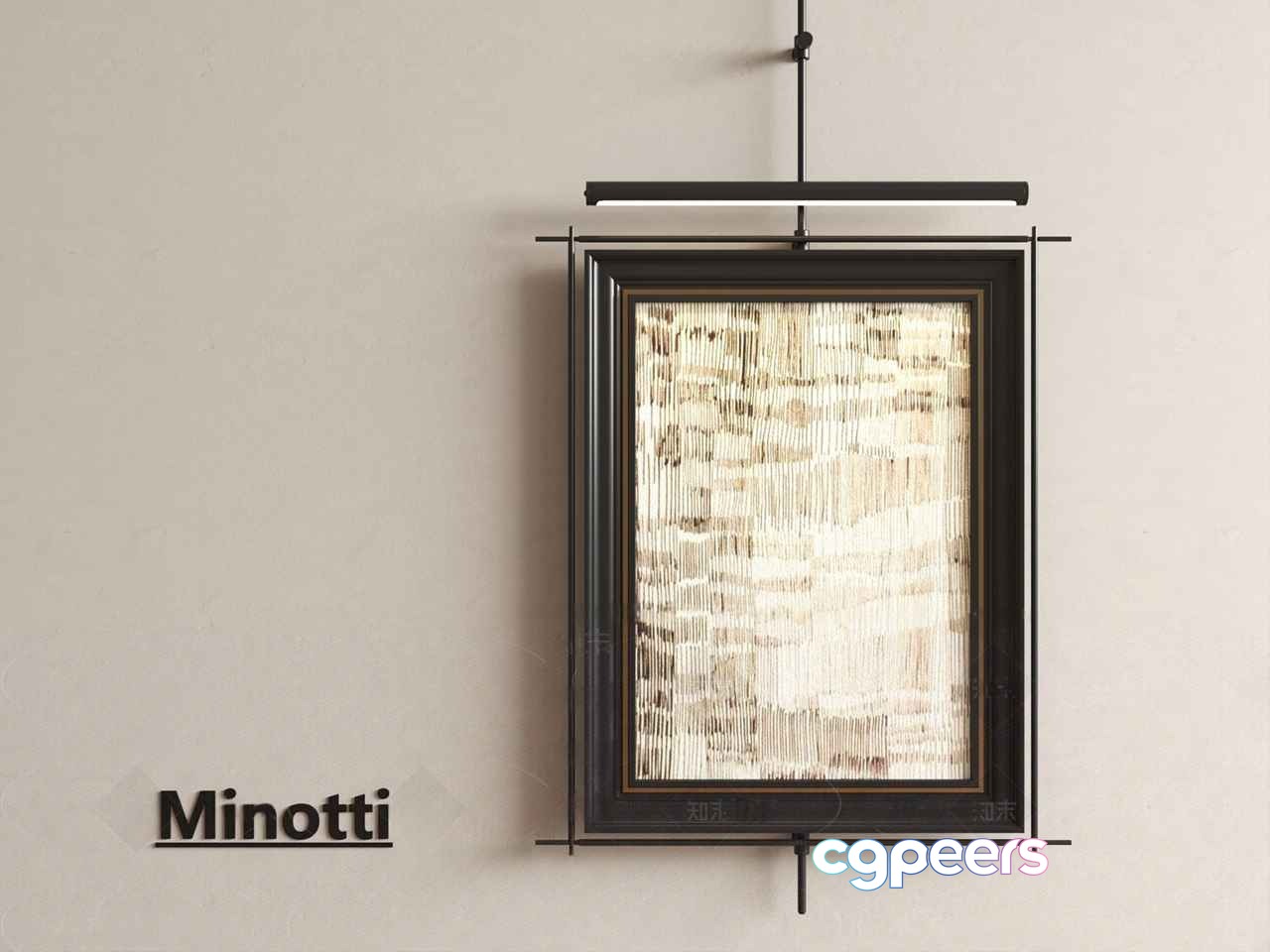 Modern Light Fixture 3D Model - 15890 - VRAY Render
