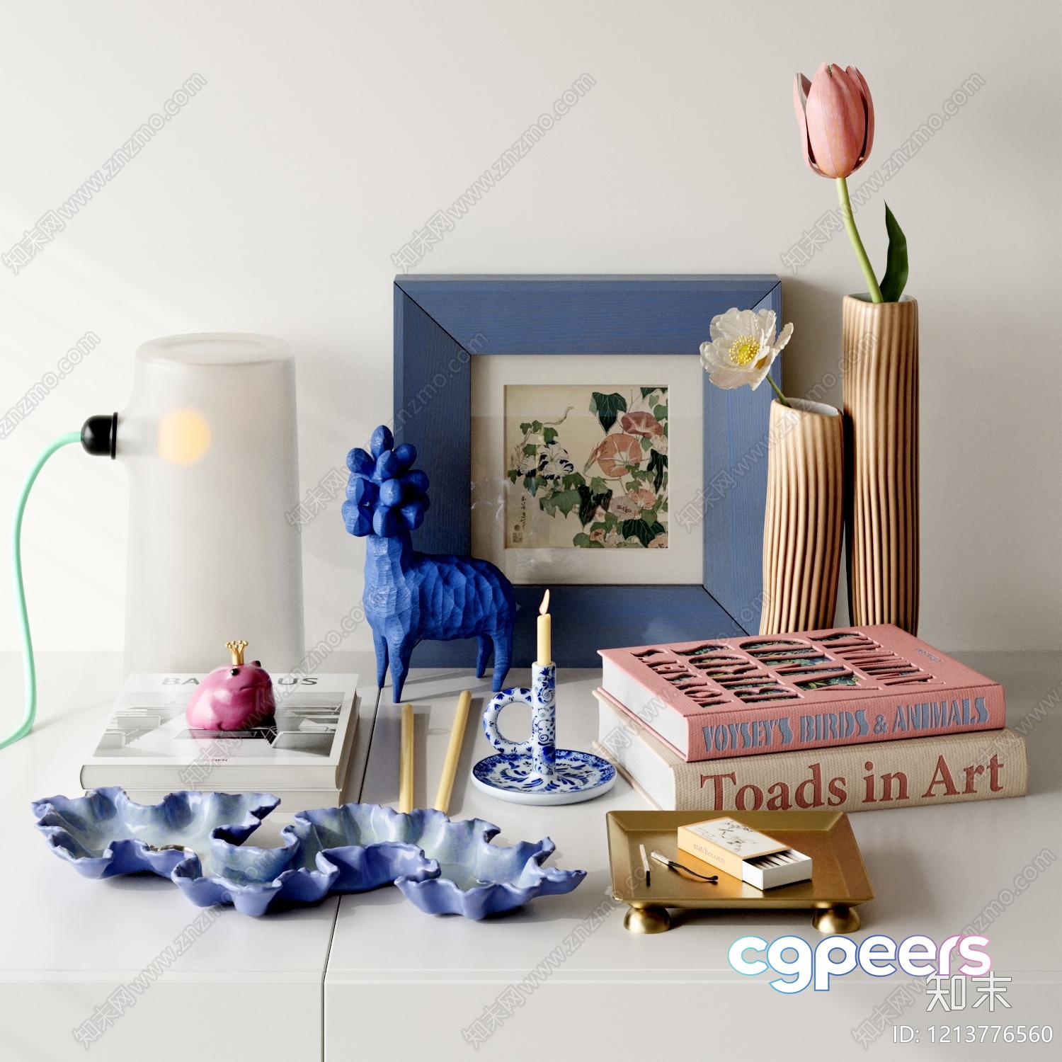 Cozy Home Decor 3D Model - 12810 - VRAY Render