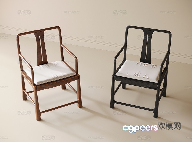 Wooden Chairs 3D Model - 13579 - VRAY Render Wooden Chairs 3D Model - 13579 - VRAY Render