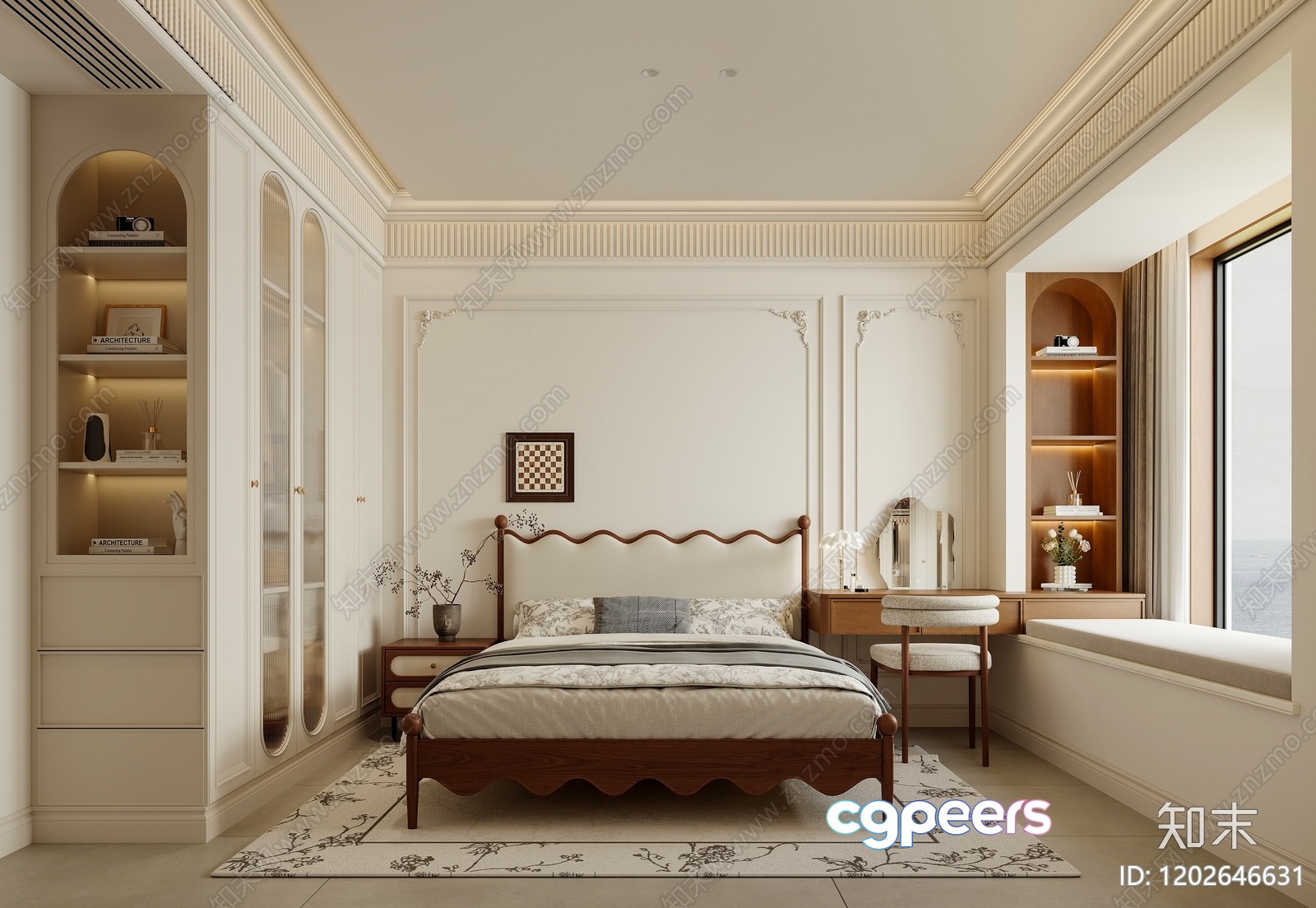 Cozy Bedroom 3D Model - 174 - VRAY Render Cozy Bedroom 3D Model - 174 - VRAY Render
