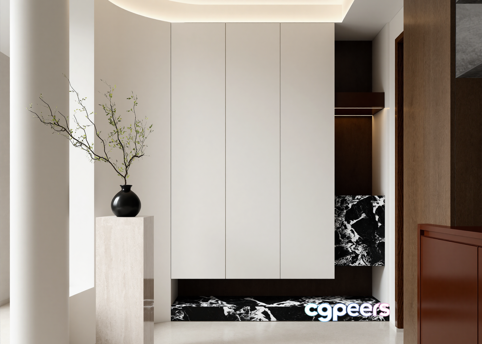 Modern Entryway 3D Model - 23225 - VRAY Render Modern Entryway 3D Model - 23225 - VRAY Render