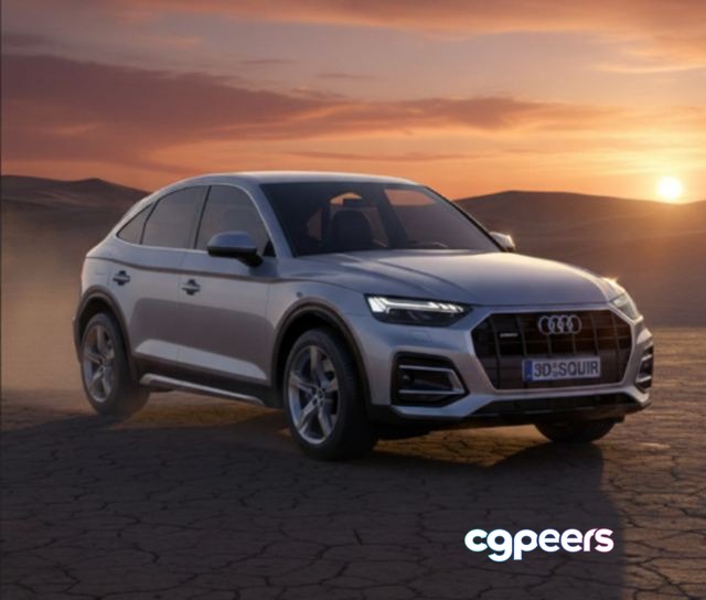3D Game Assets - Audi Q5 sportback 2021 3D Game Assets - Audi Q5 sportback 2021